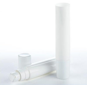 Airless pump cosmetic tube