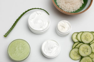 Face Cream with Cucumbers