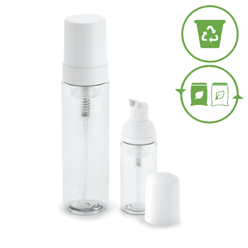 Clear PCR Foamer Bottle Recyclable and Reusable