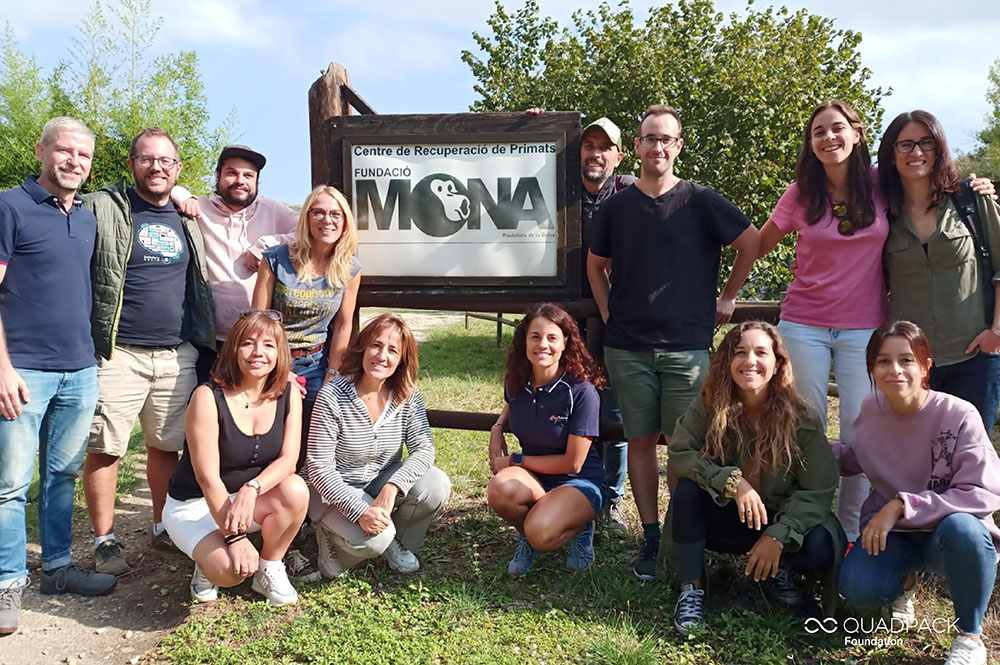 The People team helped renovate and built toys for the monkeys at the Mona Foundation
